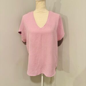 Mauve V-Neck Women's Top